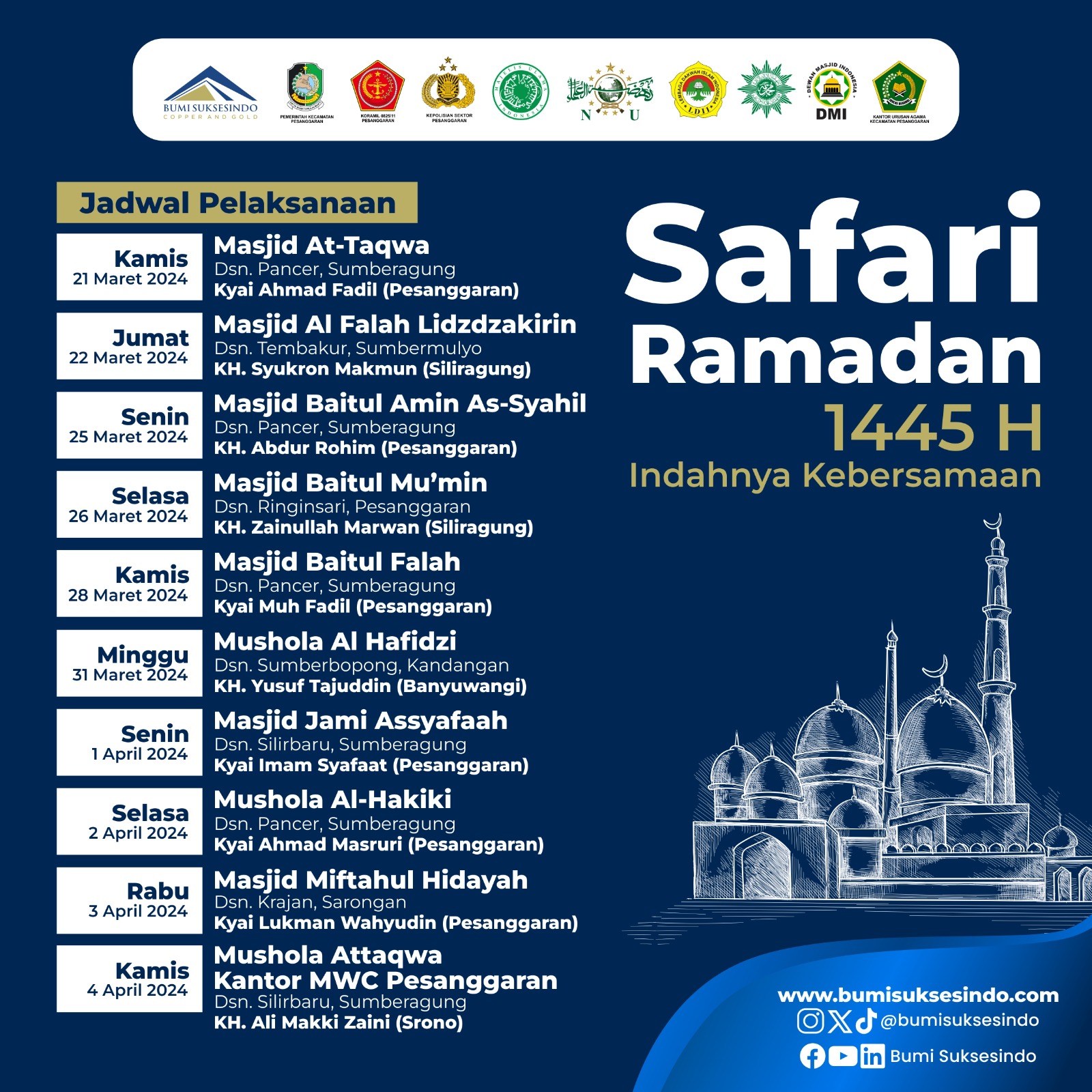 Jadwal Safari Ramadan